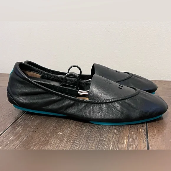 Tieks Black Leather Ballet Flats Womens size 8 - Picture 8 of 10